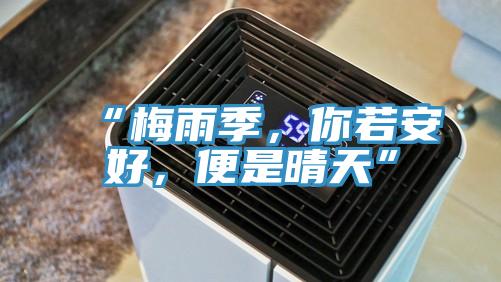 “梅雨季，你若安好，便是晴天”