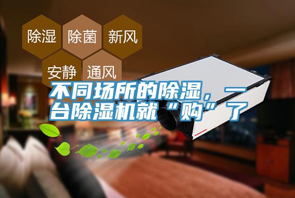不同場所的除濕，一臺(tái)除濕機(jī)就“購”了