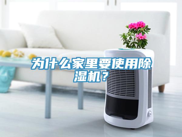 為什么家里要使用除濕機?