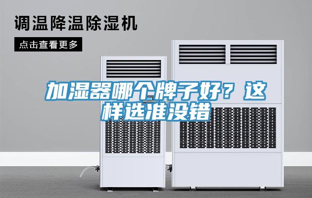 加濕器哪個(gè)牌子好?這樣選準(zhǔn)沒錯(cuò)