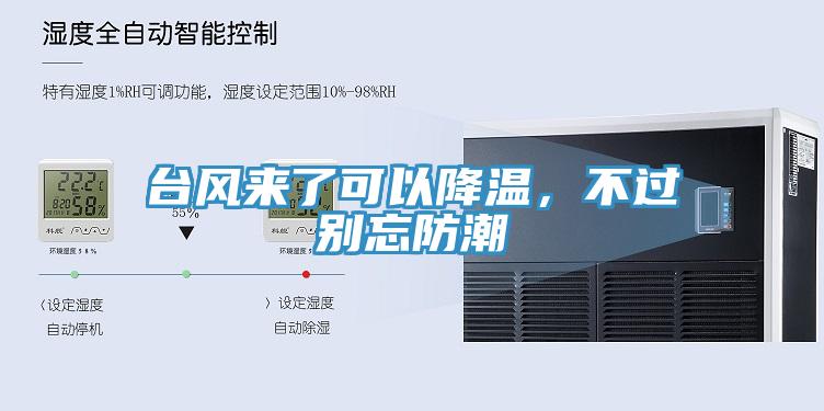 臺風來了可以降溫,不過別忘防潮
