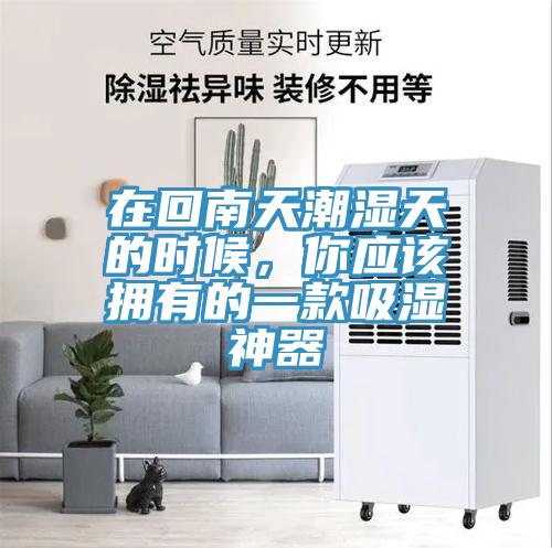 在回南天潮濕天的時候，你應該擁有的一款吸濕神器
