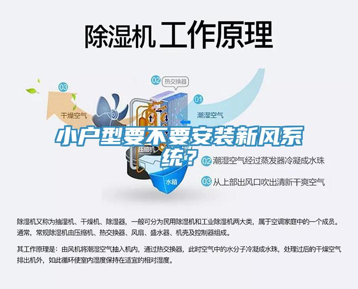 小戶型要不要安裝新風系統?