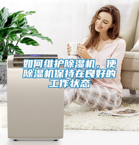如何維護除濕機,使除濕機保持在良好的工作狀態