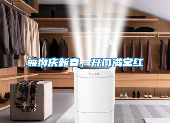 舞獅慶新春，開門滿堂紅