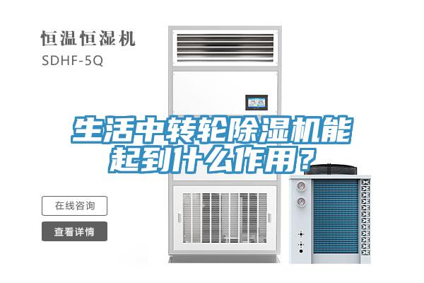 生活中轉(zhuǎn)輪除濕機(jī)能起到什么作用?