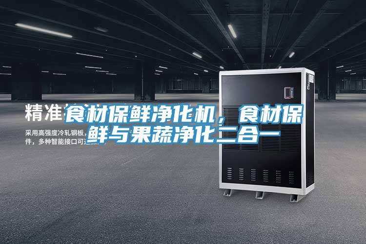 食材保鮮凈化機，食材保鮮與果蔬凈化二合一