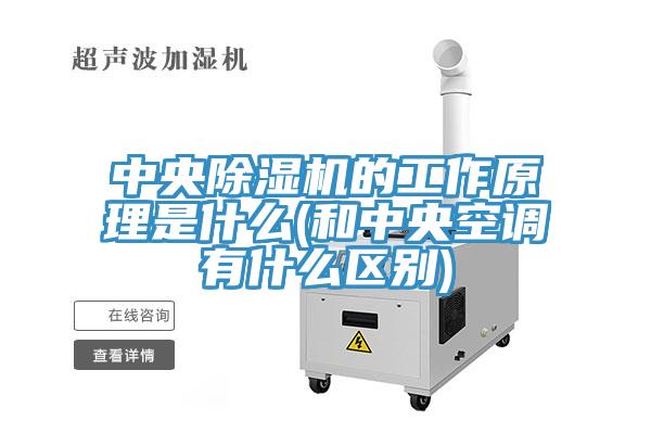 中央除濕機的工作原理是什么(和中央空調有什么區別)