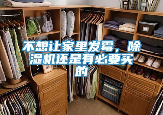 不想讓家里發(fā)霉,除濕機(jī)還是有必要買的