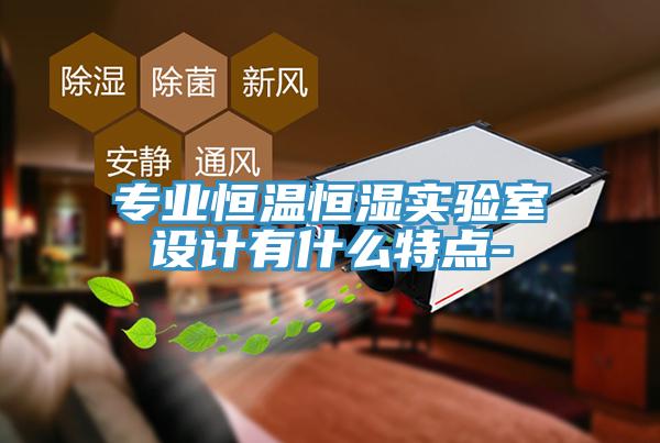 專業恒溫恒濕實驗室設計有什么特點-