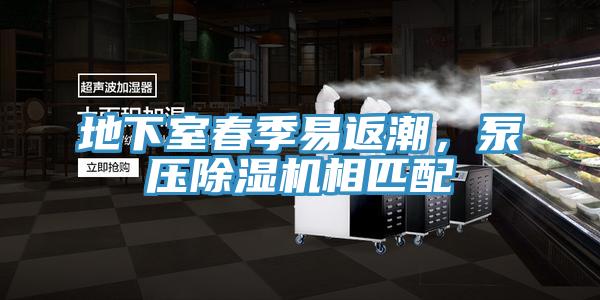 地下室春季易返潮，泵壓除濕機相匹配