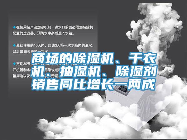 商場(chǎng)的除濕機(jī)、干衣機(jī)、抽濕機(jī)、除濕劑銷(xiāo)售同比增長(zhǎng)一兩成