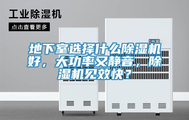 地下室選擇什么除濕機好，大功率又靜音，除濕機見效快？