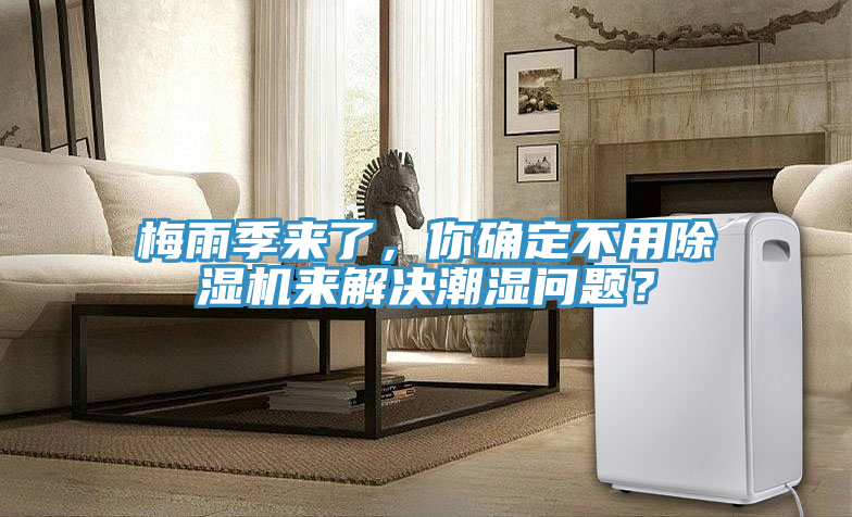 梅雨季來了，你確定不用除濕機來解決潮濕問題？
