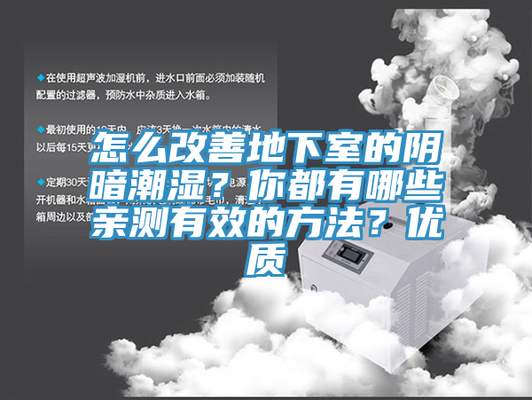 怎么改善地下室的陰暗潮濕？你都有哪些親測有效的方法？優質