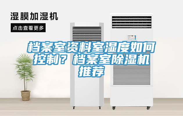 檔案室資料室濕度如何控制?檔案室除濕機推薦