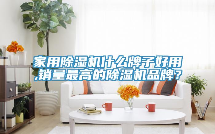 家用除濕機(jī)什么牌子好用,銷量最高的除濕機(jī)品牌？