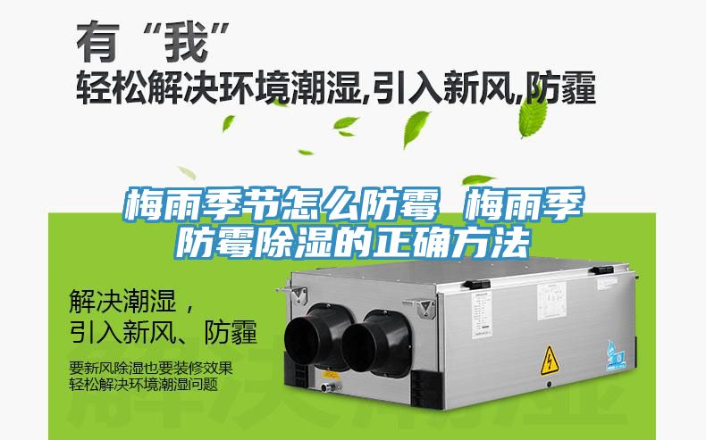 梅雨季節怎么防霉 梅雨季防霉除濕的正確方法