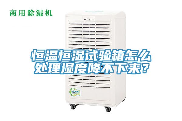 恒溫恒濕試驗(yàn)箱怎么處理濕度降不下來(lái)？