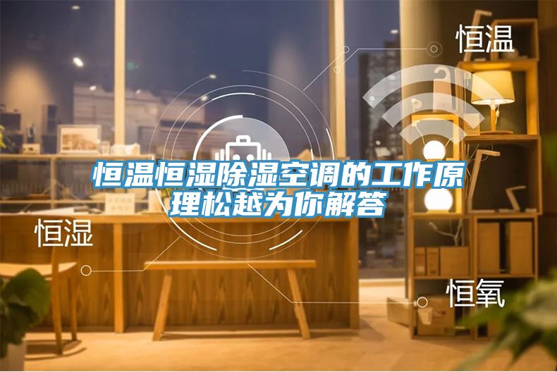 恒溫恒濕除濕空調(diào)的工作原理松越為你解答