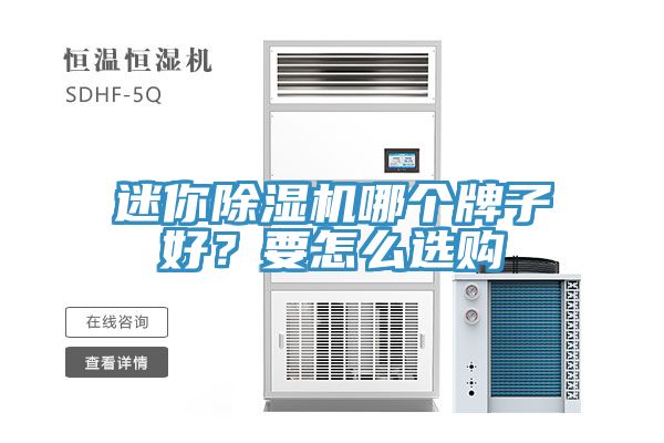 迷你除濕機哪個牌子好？要怎么選購