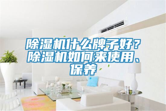 除濕機什么牌子好?除濕機如何來使用、保養