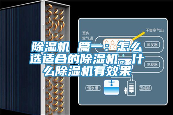 除濕機(jī) 篇一:怎么選適合的除濕機(jī)。什么除濕機(jī)有效果