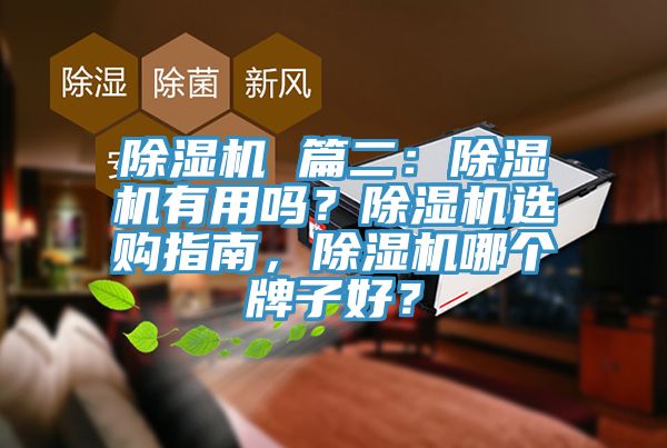 除濕機(jī) 篇二:除濕機(jī)有用嗎?除濕機(jī)選購指南,除濕機(jī)哪個(gè)牌子好?