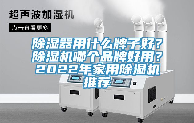 除濕器用什么牌子好？除濕機哪個品牌好用？2022年家用除濕機推薦