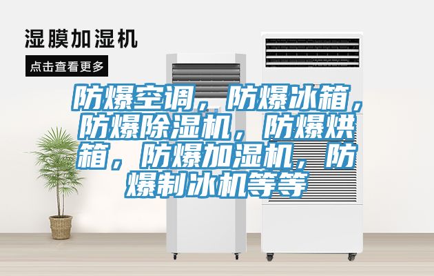 防爆空調，防爆冰箱，防爆除濕機，防爆烘箱，防爆加濕機，防爆制冰機等等