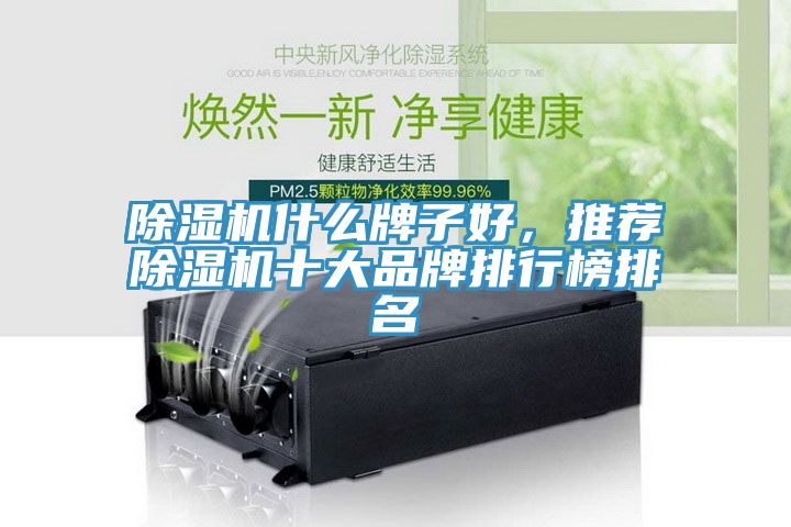 除濕機什么牌子好，推薦除濕機十大品牌排行榜排名