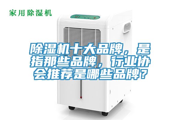 除濕機(jī)十大品牌，是指那些品牌，行業(yè)協(xié)會推薦是哪些品牌？
