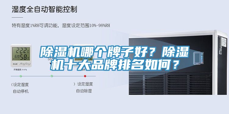 除濕機哪個牌子好？除濕機十大品牌排名如何？
