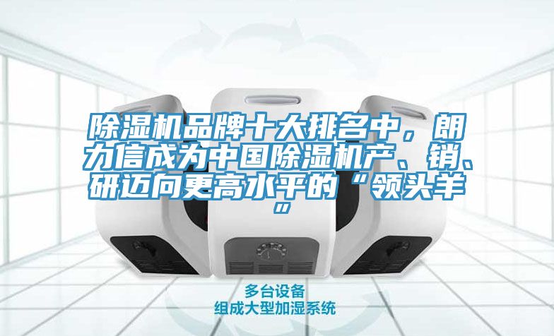 除濕機品牌十大排名中，朗力信成為中國除濕機產、銷、研邁向更高水平的“領頭羊”