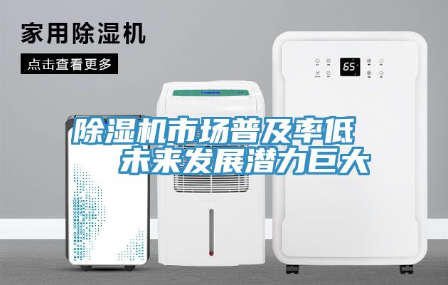 除濕機市場普及率低 未來發展潛力巨大