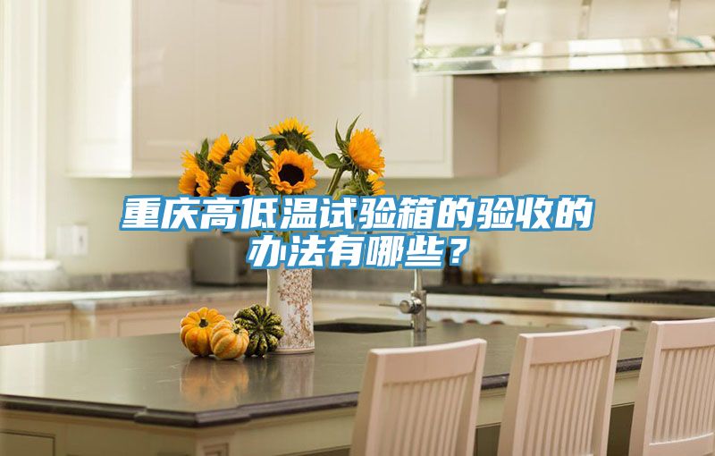 重慶高低溫試驗箱的驗收的辦法有哪些？