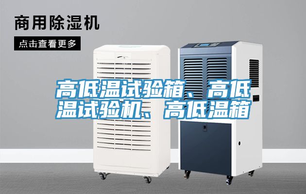 高低溫試驗(yàn)箱、高低溫試驗(yàn)機(jī)、高低溫箱